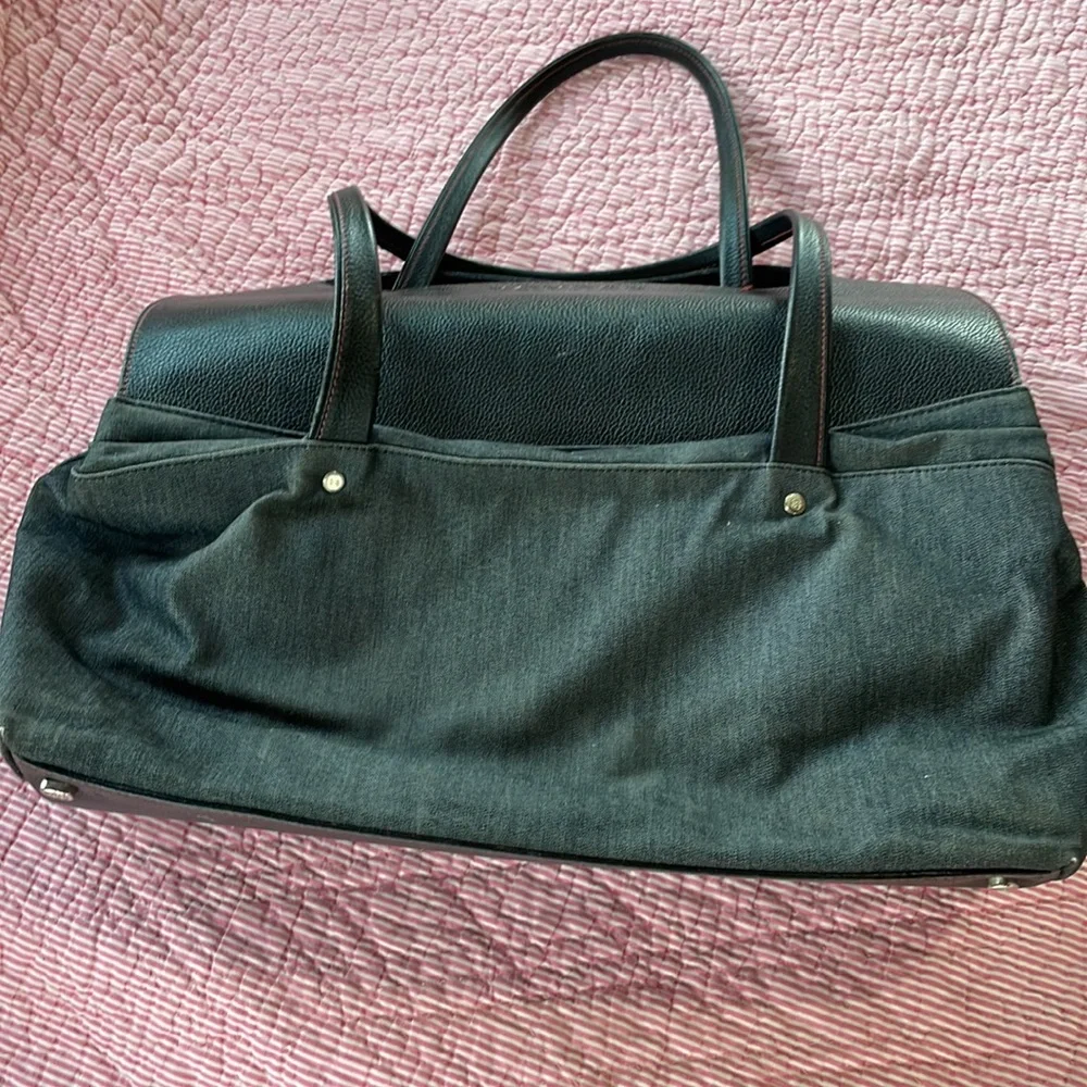 Escada Leather and Denim bag - Picture 6 of 7